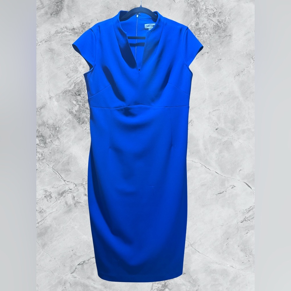 Calvin Klein Royal Blue Midi Dress